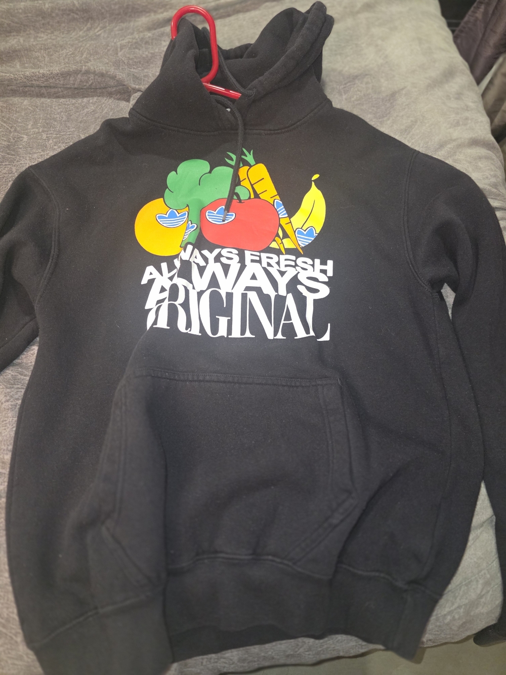 Black 'Always Original' Graphic Hoodie Sweatshirt